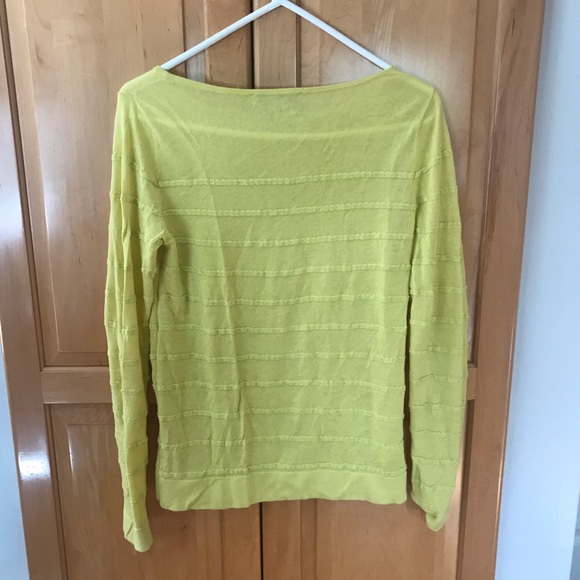 LOFT Yellow Long Sleeve - Picture 4 of 4